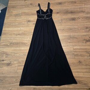 Betsy & Adam Cut-out Evening Gown
